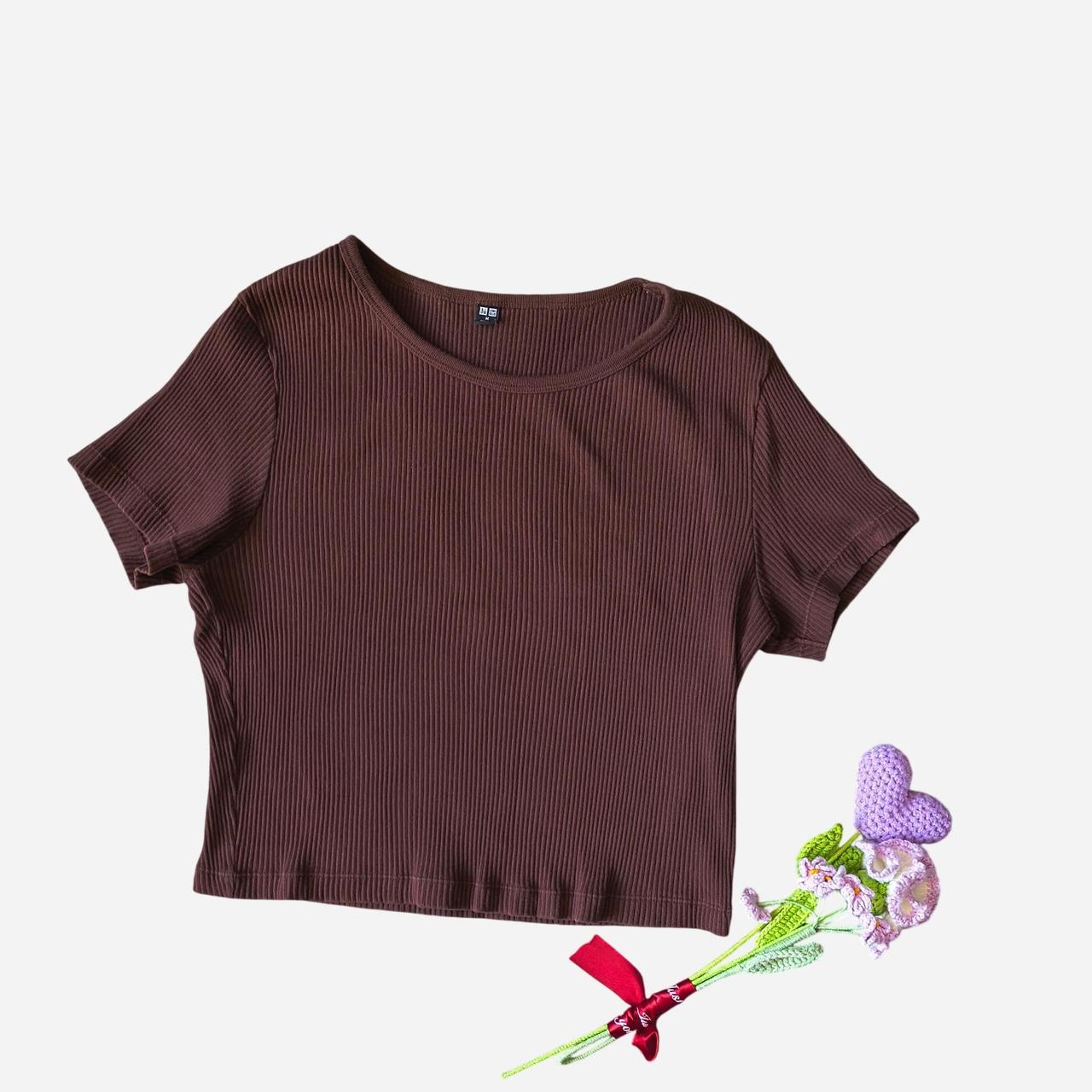 Brown Crop-top